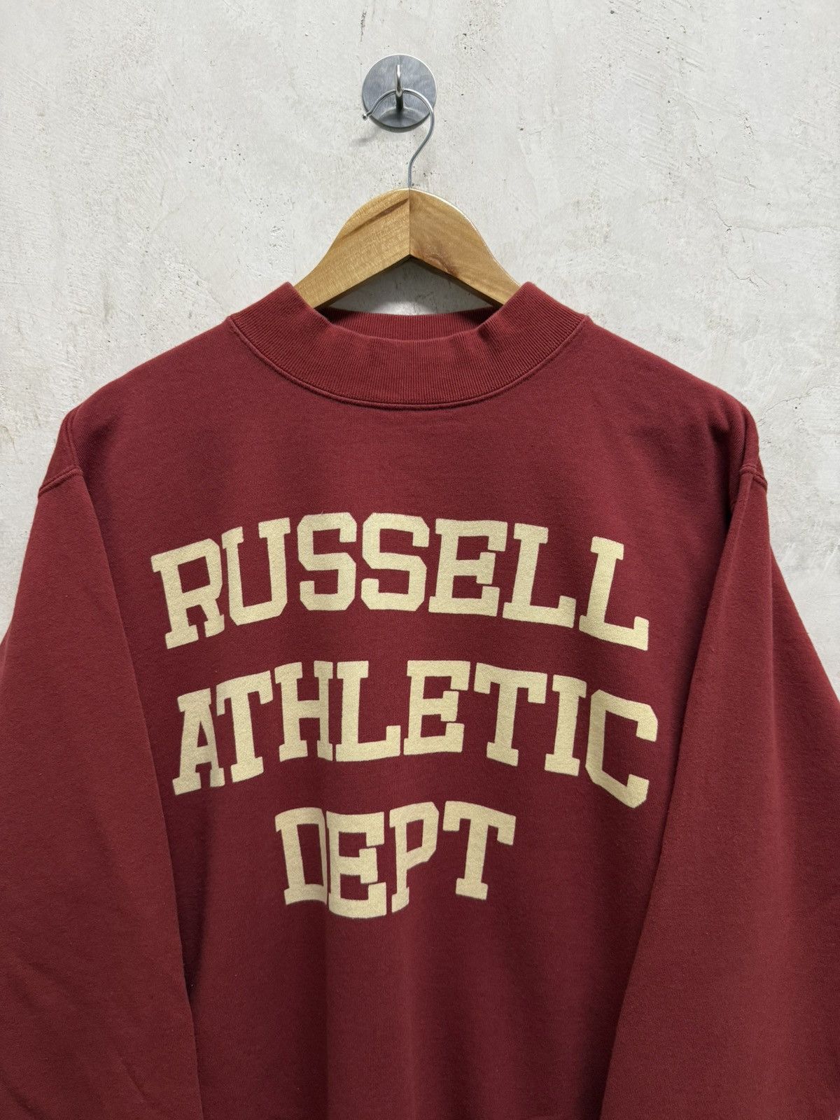 Russell Athletic 2000s Russell Athletic Dept Spell Out Sweatshirt Size US M / EU 48-50 / 2 - 2 Thumbnail