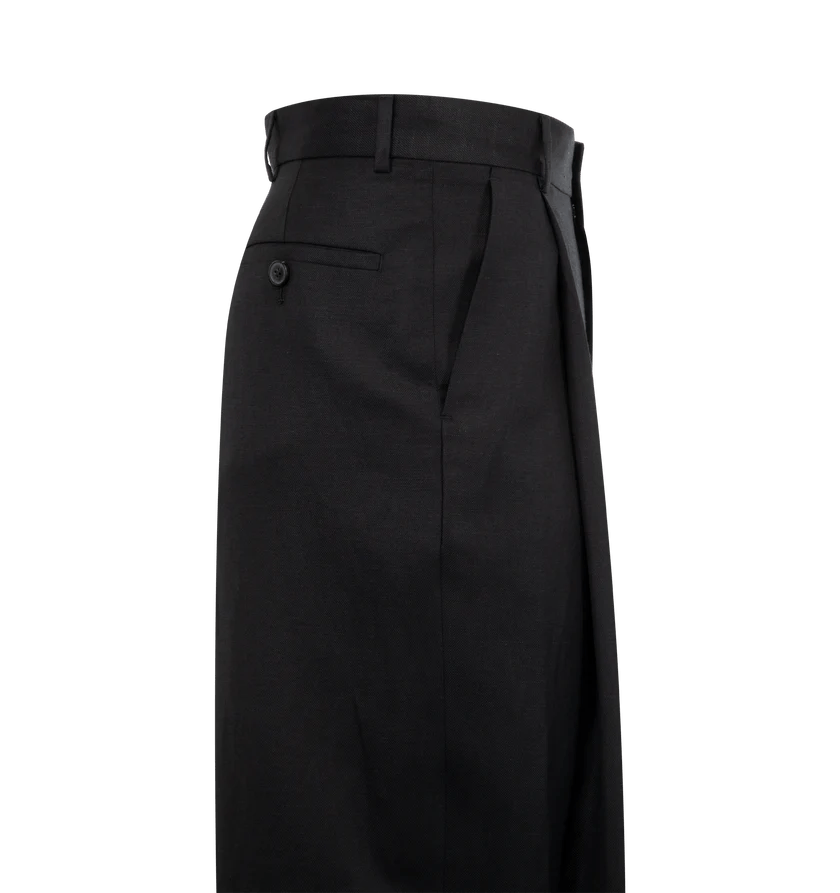 Dries Van Noten o1h1sh10525 Tailored Pants in Black Size US 32 / EU 48 - 3 Thumbnail