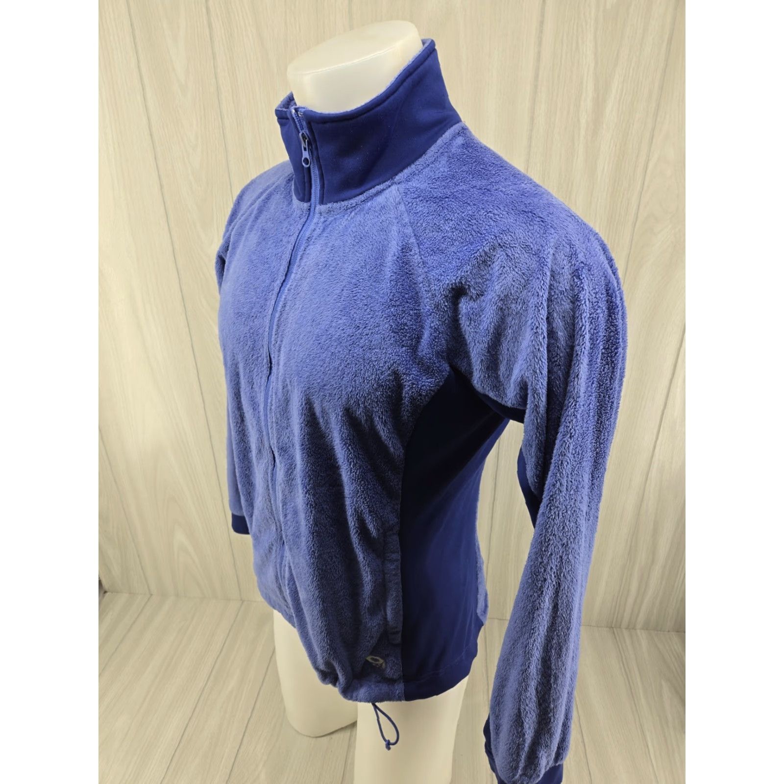 Mountain Hardwear Mountain Hardwear Full Zip Jacket Womens Medium Monkey Fleece Zip Pockets Blue Shirt/Outerwear Size M / US 6-8 / IT 42-44 - 3 Thumbnail