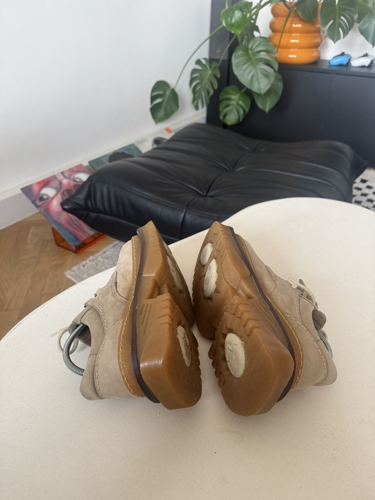 Leather Rare Vintage Avant Garde Platform Derby Leather Boots Suede Size US 6.5 / EU 39-40 - 5 Thumbnail