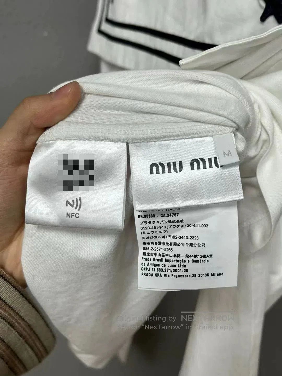 Miu Miu Miumiu Naval Collar Long Sleeve. Size M / US 6-8 / IT 42-44 - 3 Thumbnail