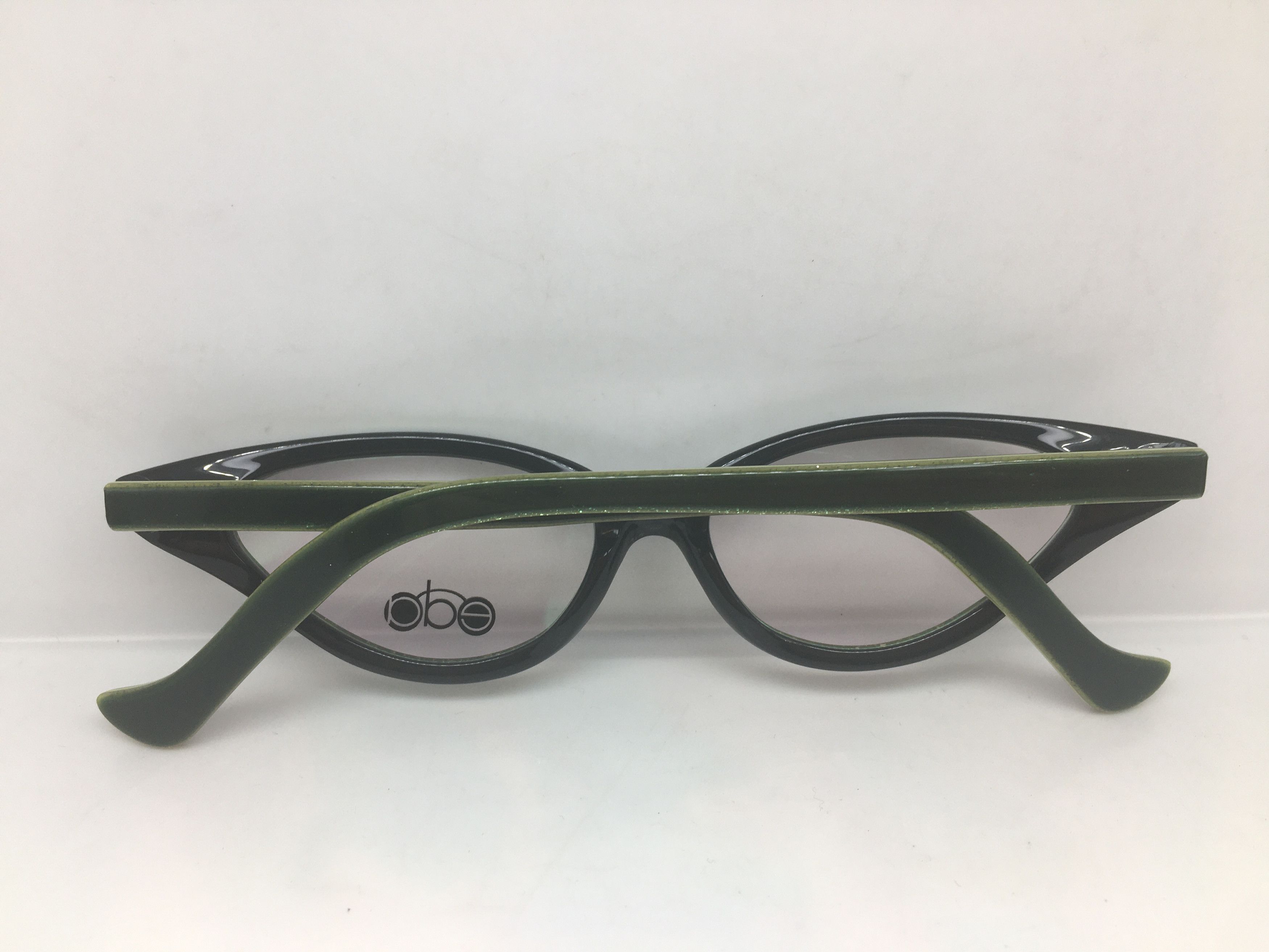 Other eda Green Black Cateye Eyeglasses Frame Diva Girls Size ONE SIZE - 7 Thumbnail