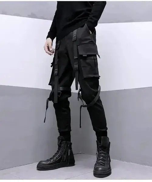 Japanese Brand Techwear Black Cargo Pants Size US 32 / EU 48 - 1 Thumbnail