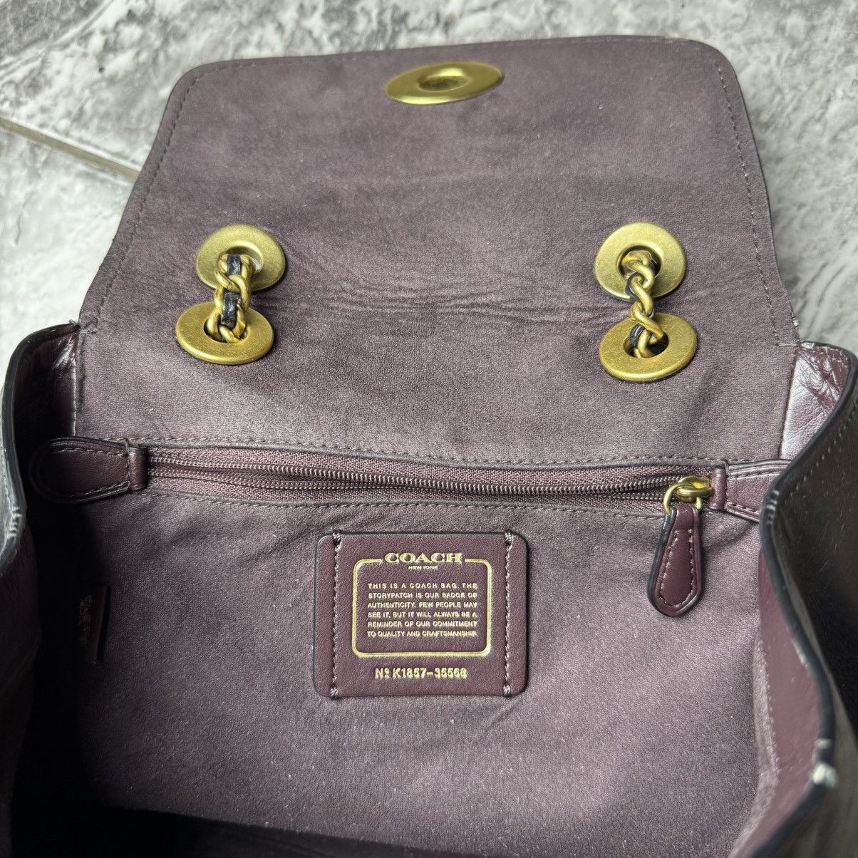 Coach × Vintage Coach backpack leather vintage Size ONE SIZE - 10 Thumbnail
