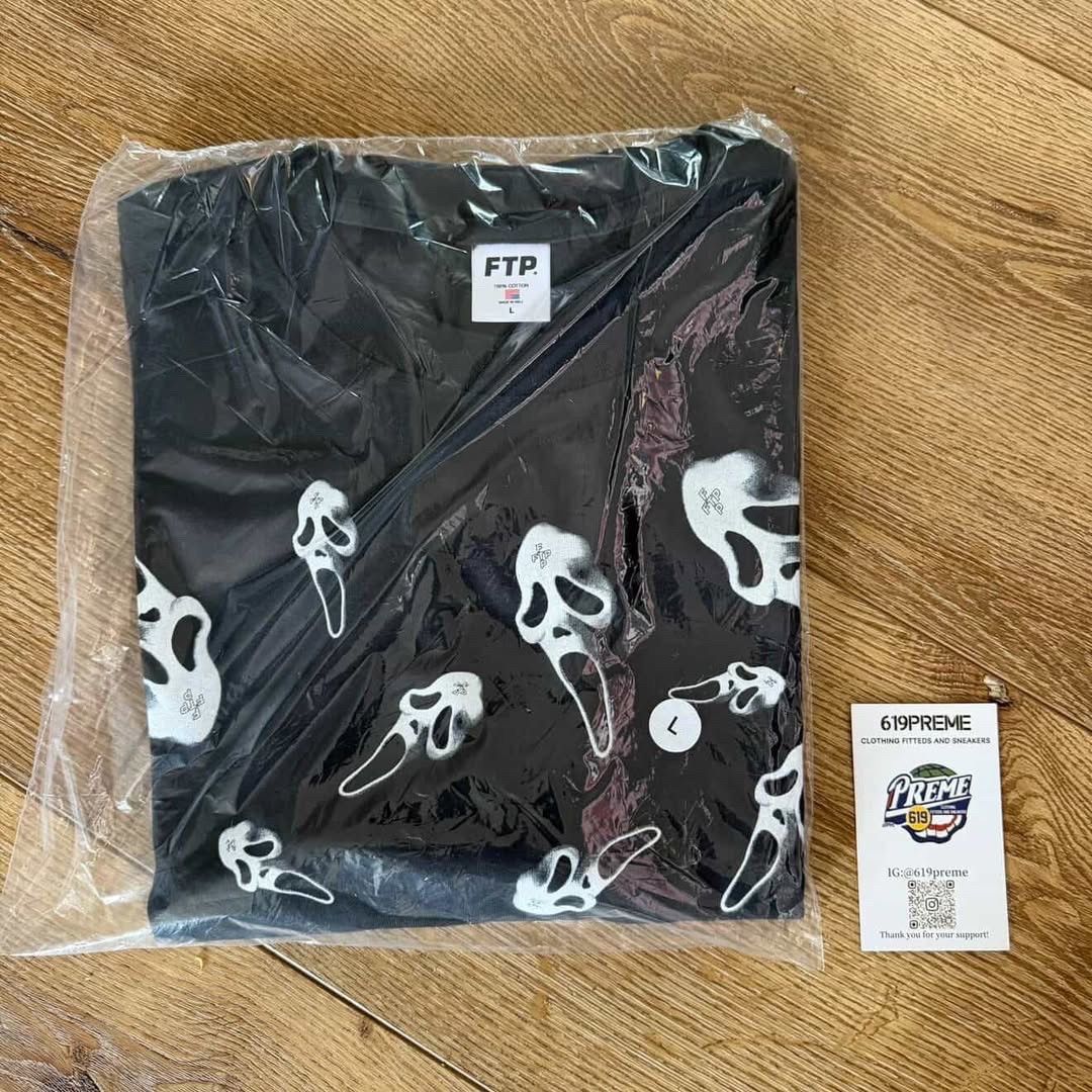 Fuck The Population Fuckthepopulation Ghostface Mask Tee Size US L / EU 52-54 / 3 - 1 Thumbnail