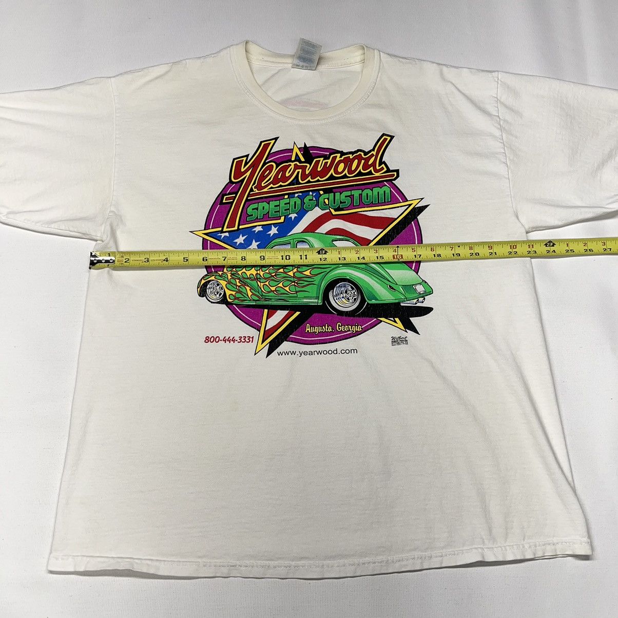 Vintage Street Rod Tee Shirt White Car Classic Auto Shop Custom Y2K Size US XL / EU 56 / 4 - 20 Thumbnail