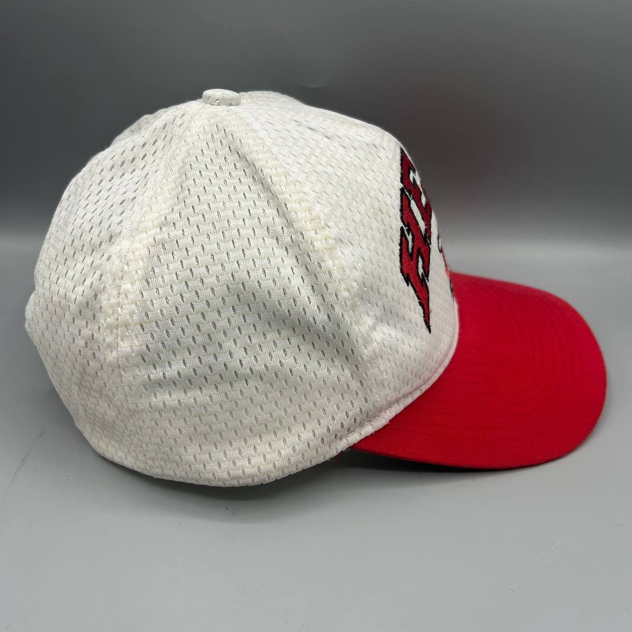 Drew Pearson Vintage Miami Heat Hat Men White Red NBA Snap Back Cap Size ONE SIZE - 5 Thumbnail