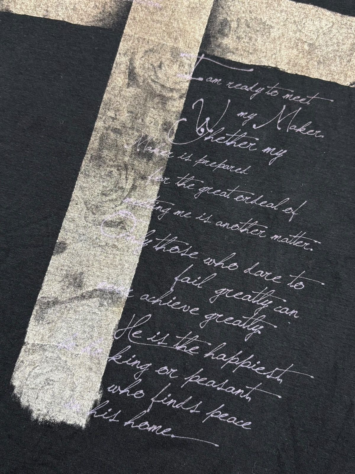 KMRii 2000s Hideways Nicole - Vkei Style Cross Poem Vneck LS Size US M / EU 48-50 / 2 - 5 Thumbnail