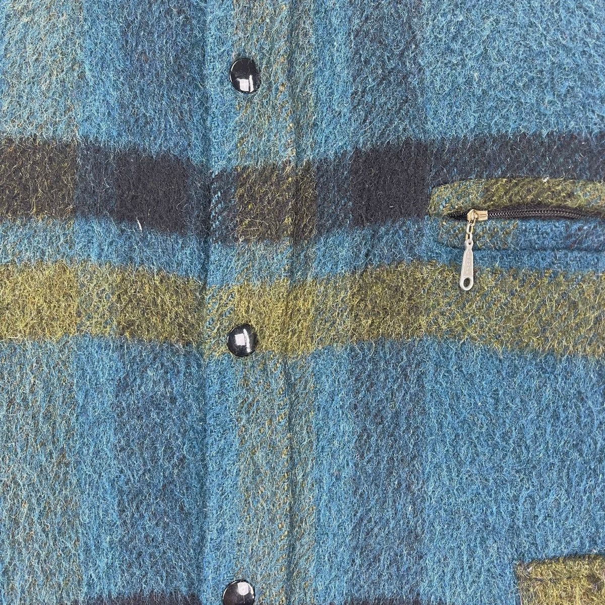 JCPenney × Towncraft × Vintage 70’s Penneys Fleece Lined Wool Plaid Jacket Size US M / EU 48-50 / 2 - 8 Thumbnail