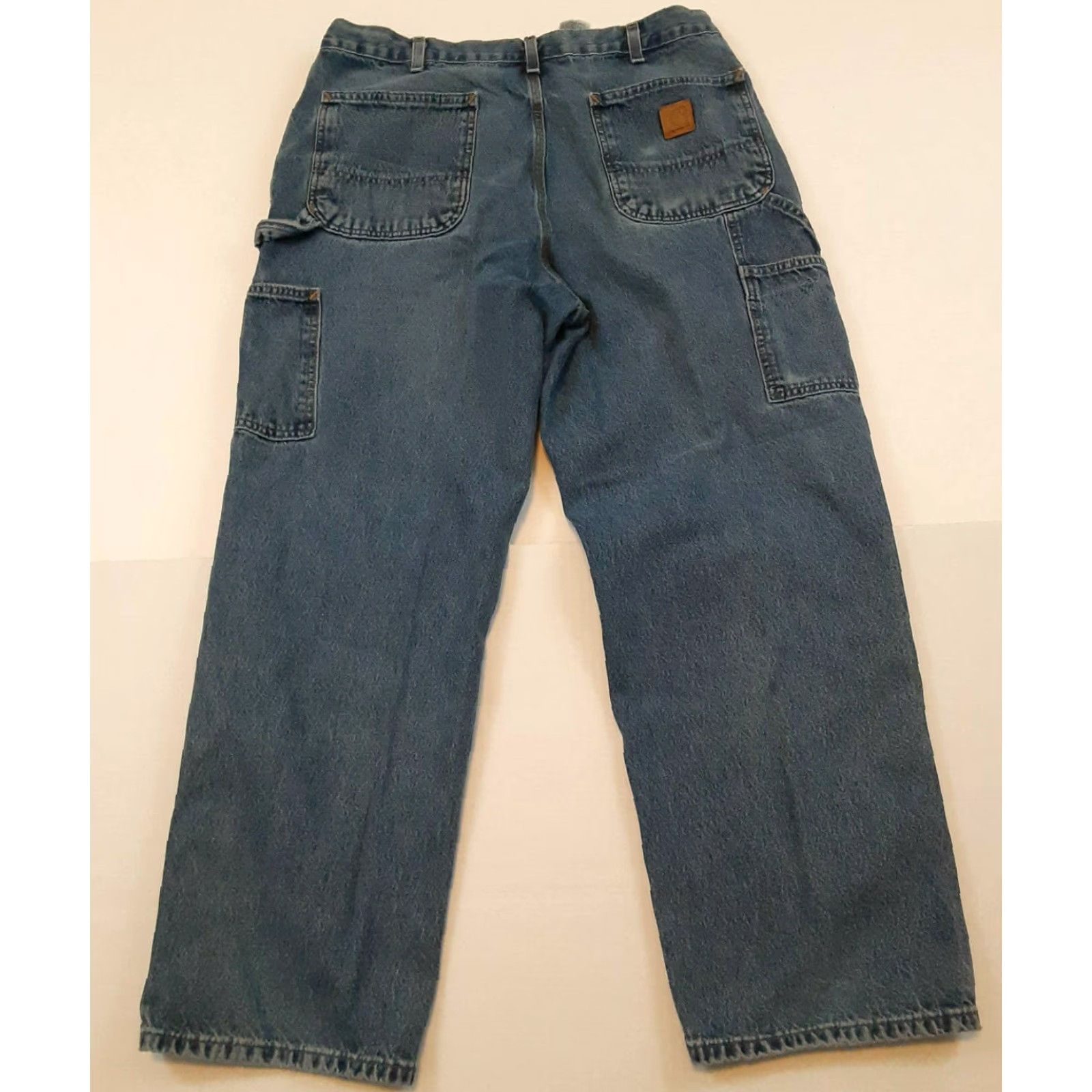 Carhartt VINTAGE Carhartt Jeans Work Bootcut 36x30 Men's Blue 90s Mens Bootscut Carhartt B17 Size US 36 / EU 52 - 3 Thumbnail