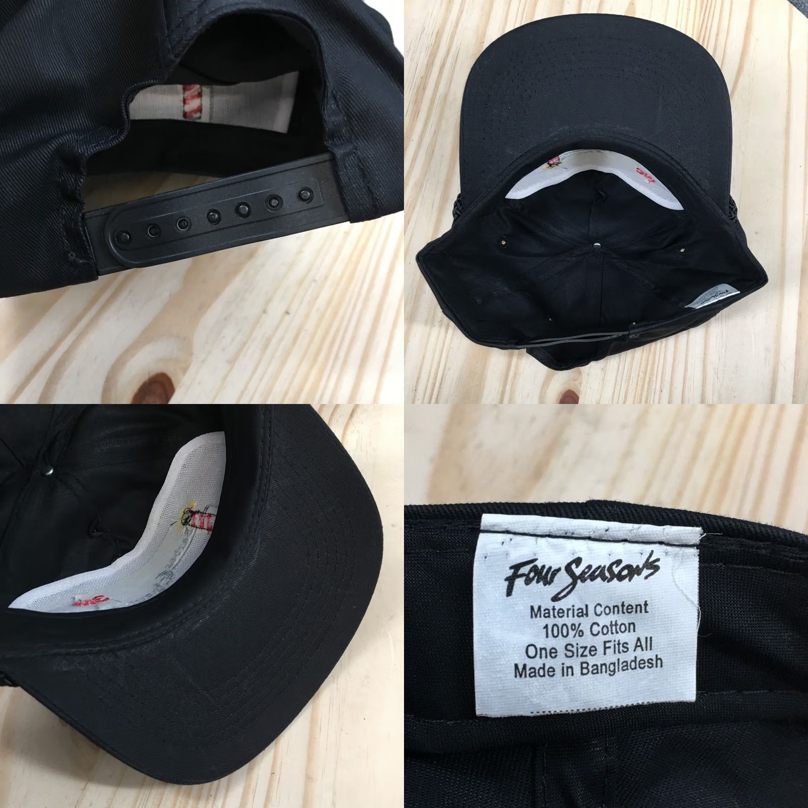 Vintage Barber Electric Supply Inc 3M Baseball Cap Hat Mens OS Black Cotton Adjustable Size ONE SIZE - 8 Thumbnail