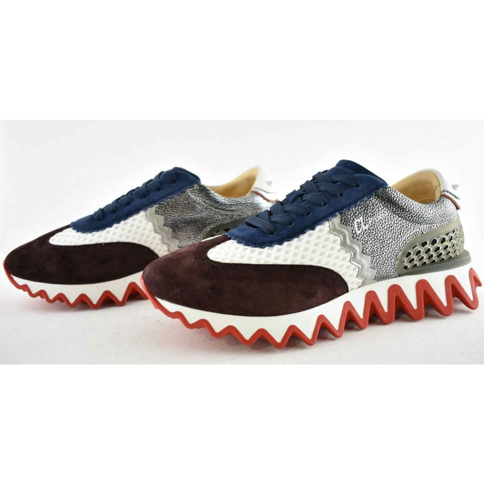 Christian Louboutin Christian Louboutin Loubishark Flat Suede Low Top Sneaker Size US 10 / EU 43 - 12 Thumbnail
