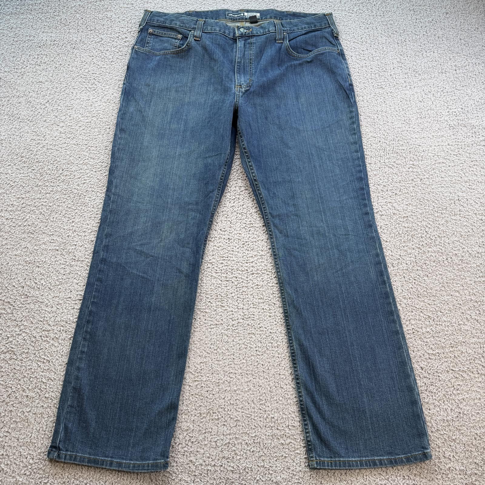 Carhartt Carhartt Rugged Flex Relaxed Fit Jeans 38x30 Blue Denim Work Size US 38 / EU 54 - 1 Thumbnail