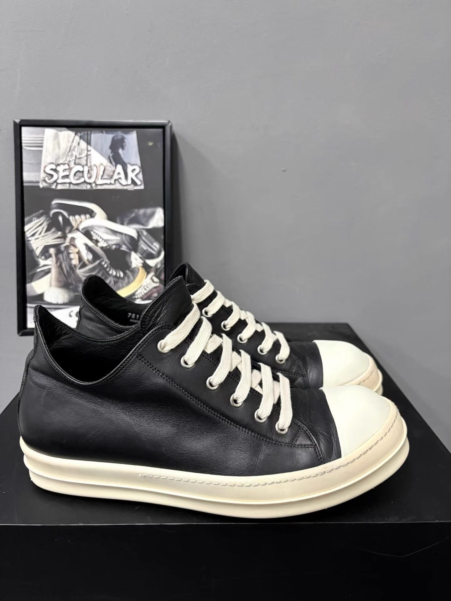 Rick Owens Rick Owens Mainline Leather Sneakers K34 Size US 9 / EU 42 - 7 Thumbnail