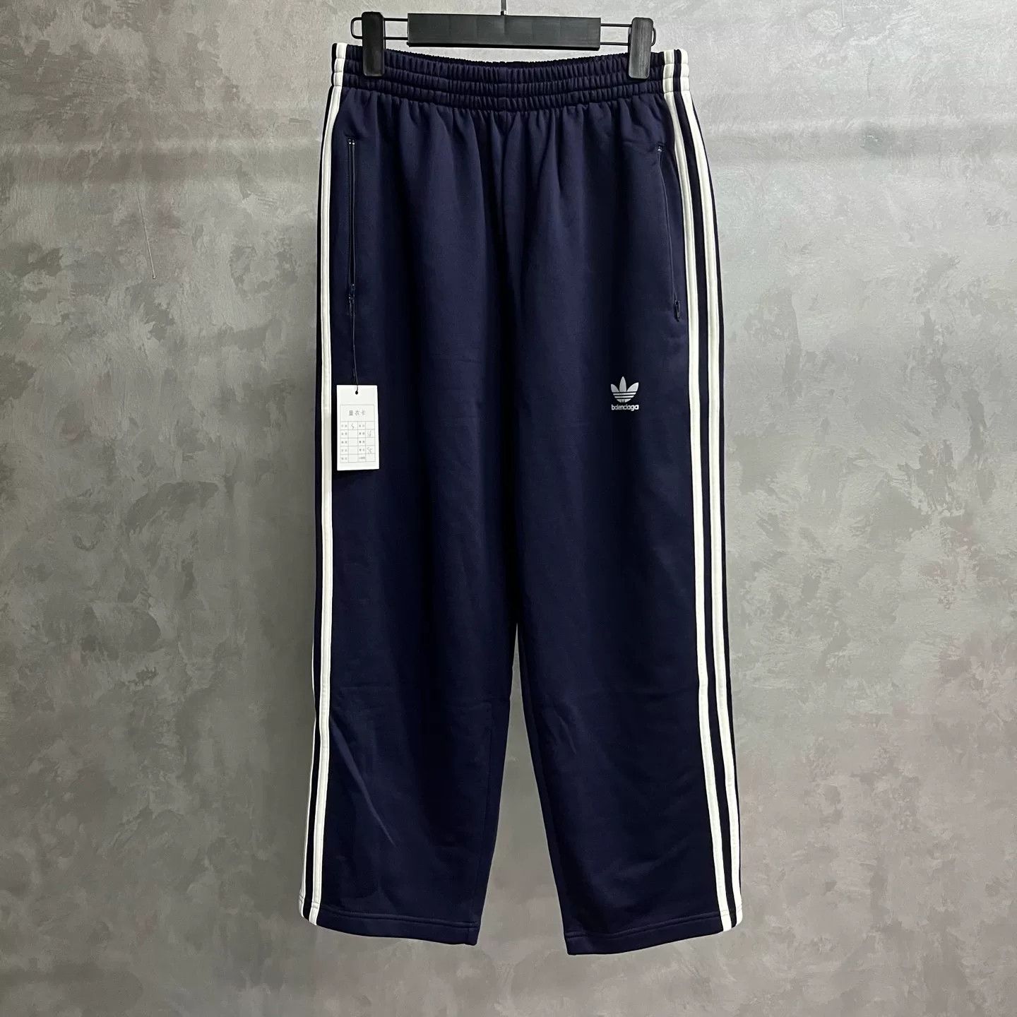 Balenciaga Balenciaga Adidas Blue Striped Casual Pants Size US 26 / EU 42 - 1 Thumbnail