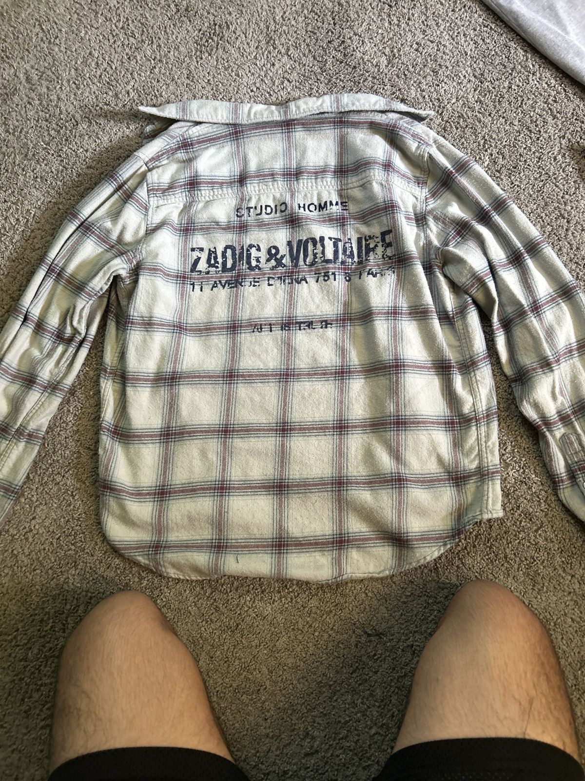 Zadig & Voltaire Zadig and Voltaire Flannel Size US M / EU 48-50 / 2 - 2 Thumbnail