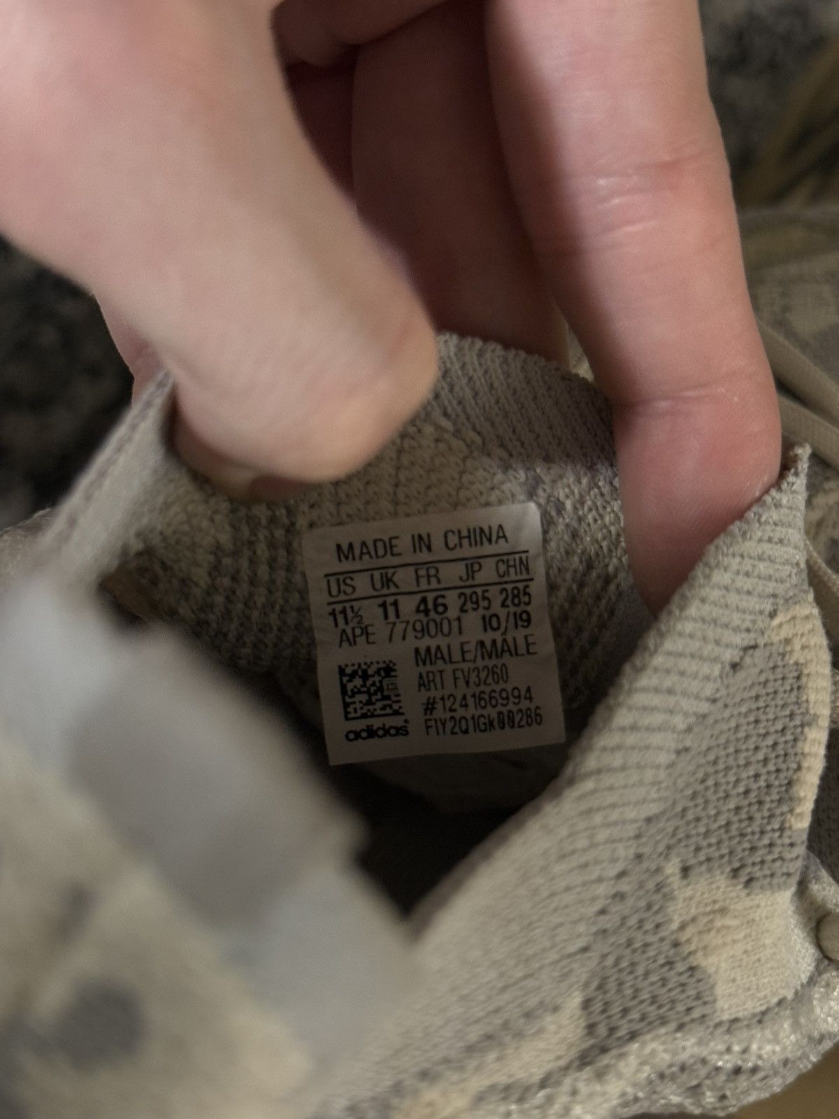 Adidas × Yeezy Yeezy 380 Alien Size 11.5 W BOX Clean Size US 11.5 / EU 44-45 - 11 Thumbnail