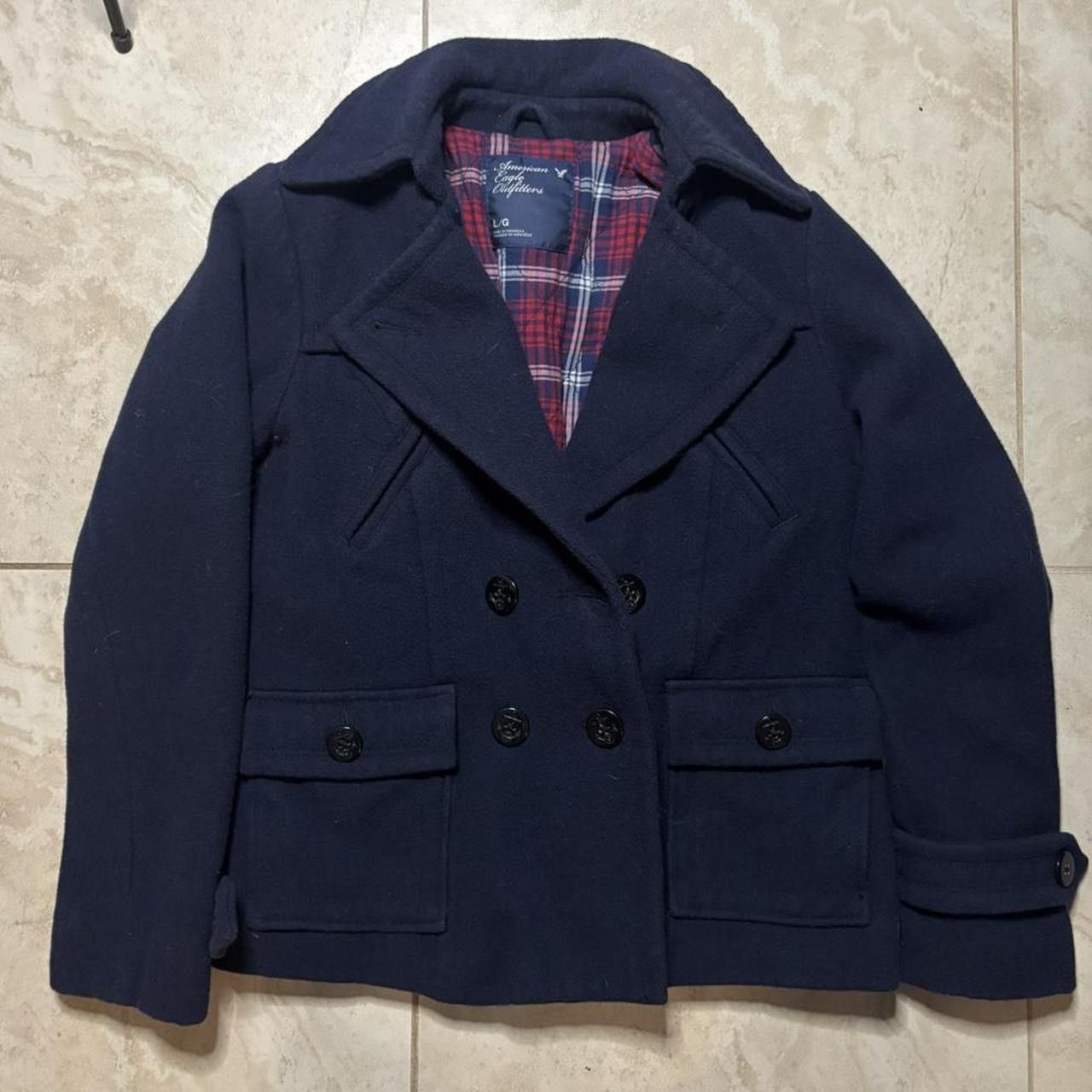 American Eagle Outfitters 2000s american eagle balmain-style military peacoat jacket Size US L / EU 52-54 / 3 - 1 Thumbnail