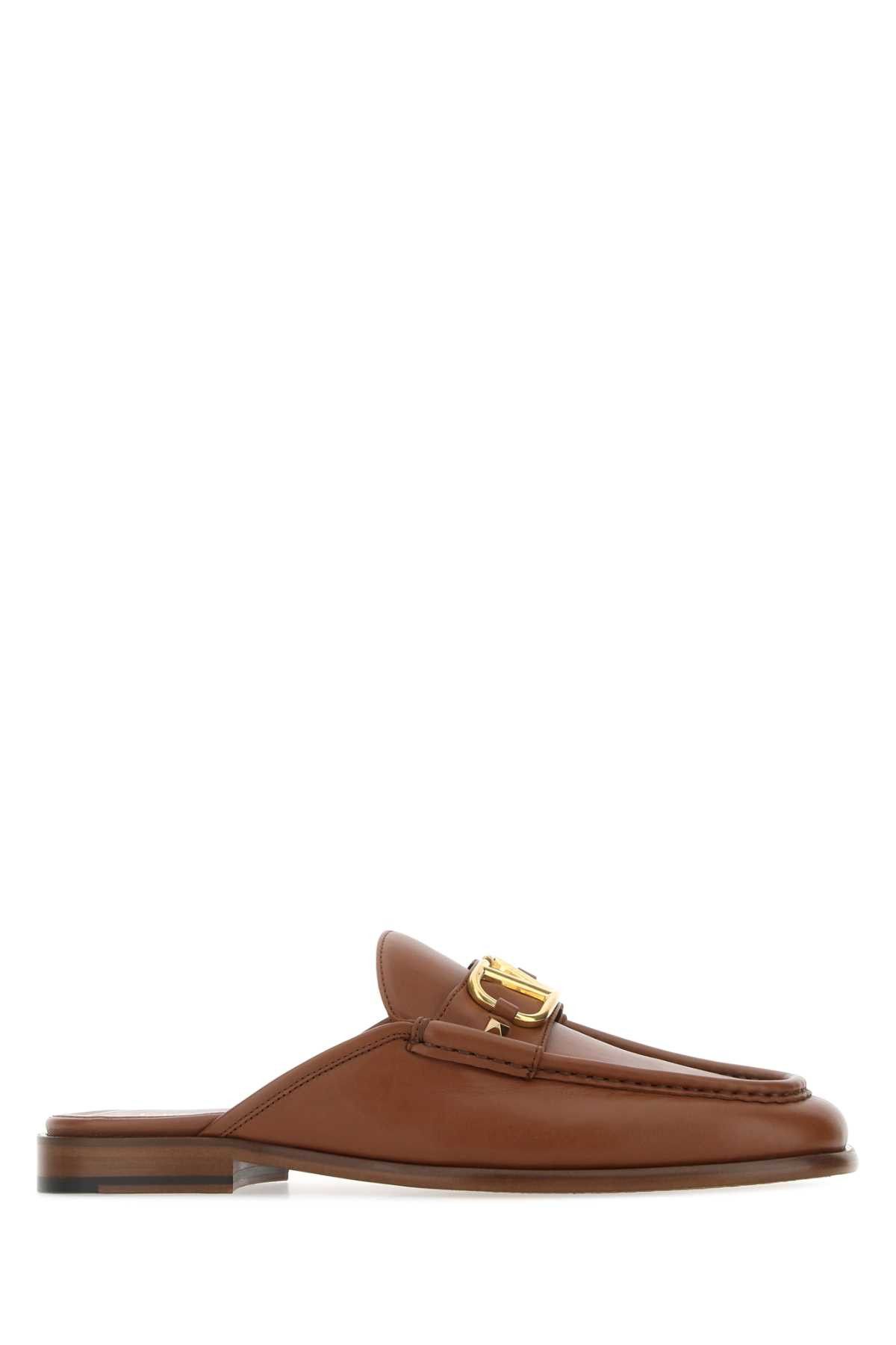 サンダル Valentino Garavani Loafers & Slippers NEW Valentino Garavani Men's V-Logo Leather Slippers Size 12