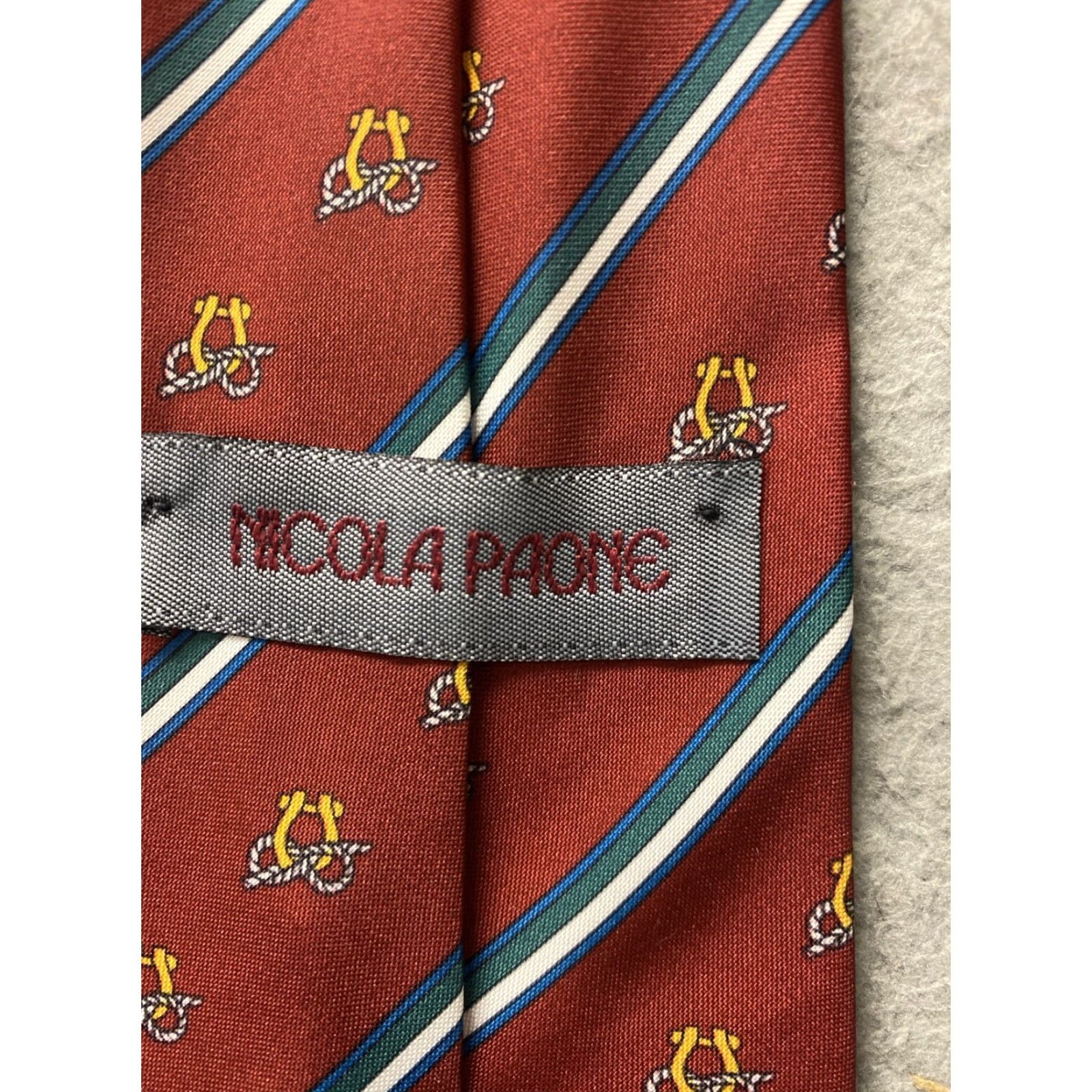Pierre Cardin Pierre Cardin Tie Geometric Abstract Silk Mens 57-60 Classic 3 3/4 Classic Length Multicolor Neckwear Size ONE SIZE - 7 Thumbnail