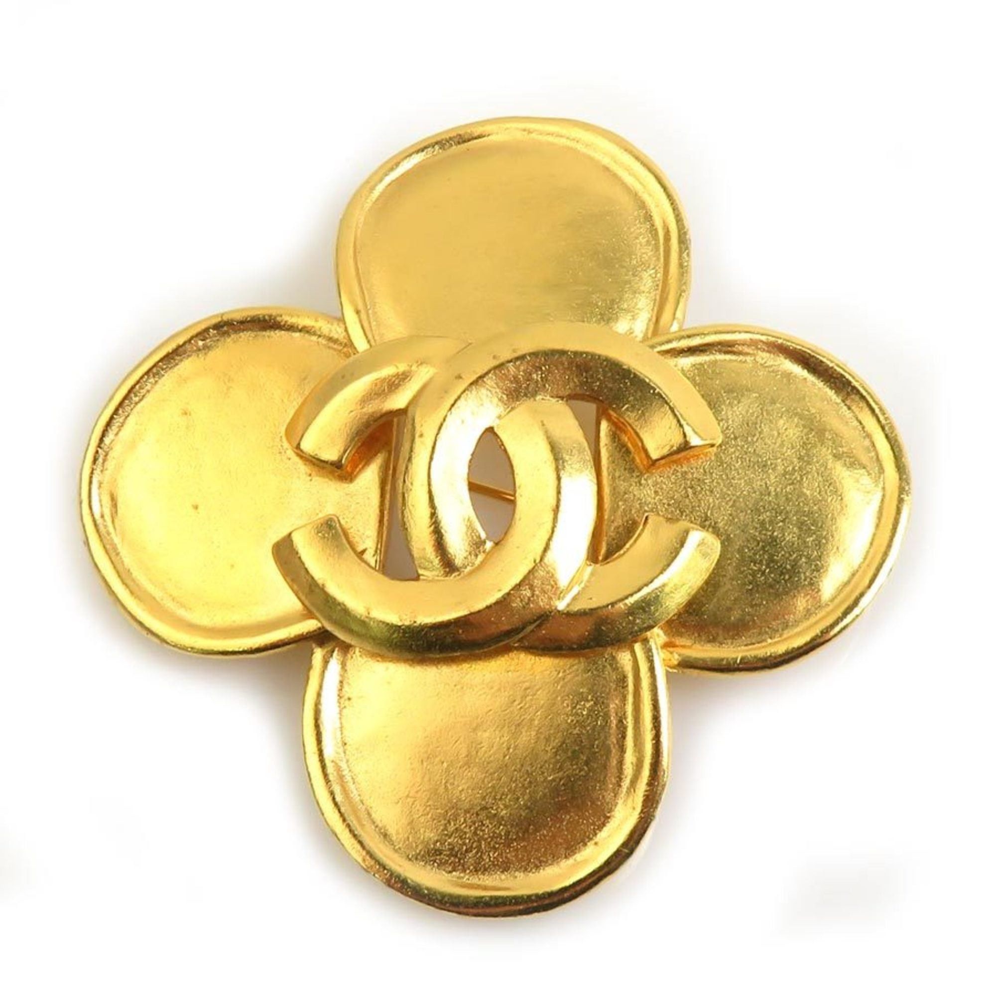 Chanel CHANEL Metal Gold Brooch for Women 56527a Size ONE SIZE - 1 Thumbnail