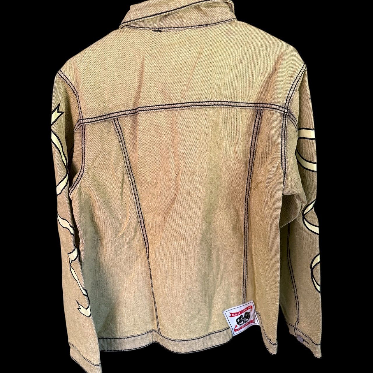 Asaali XL Asaali Cartel Mustard Yellow Stone Wash Denim Jacket Size US XL / EU 56 / 4 - 9 Thumbnail