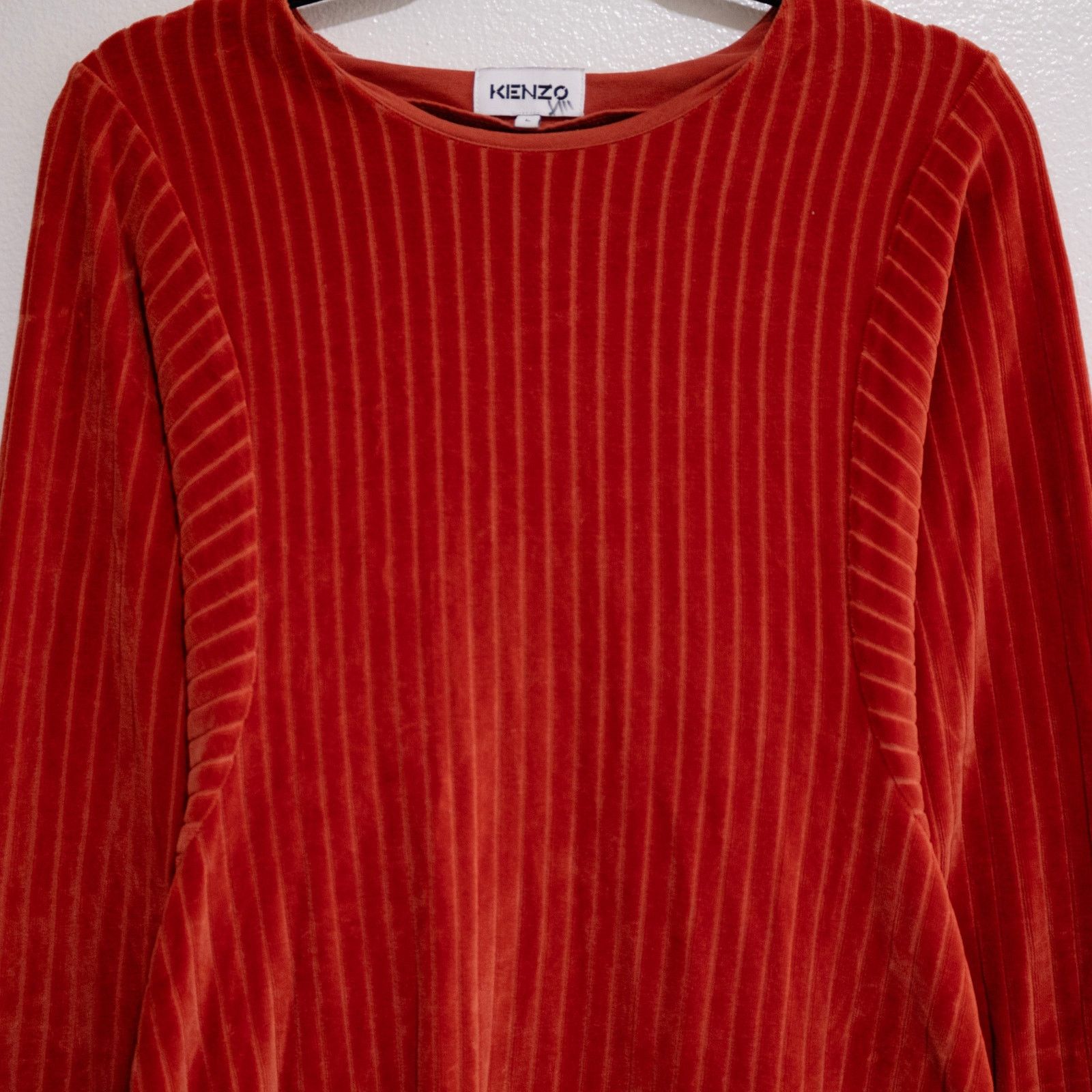 Kenzo Kenzo Velvet Corduroy Dress Size L / US 10 / IT 46 - 5 Thumbnail