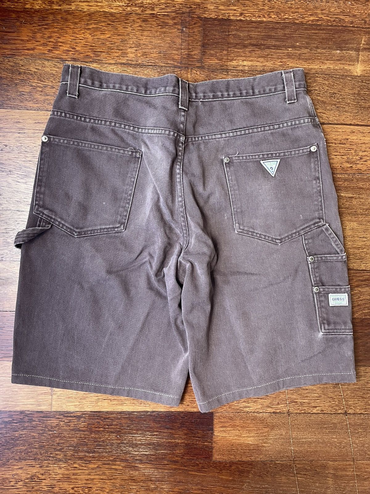 Guess Guess Carpenter Denim Shorts / Jorts Size US 36 / EU 52 - 2 Thumbnail