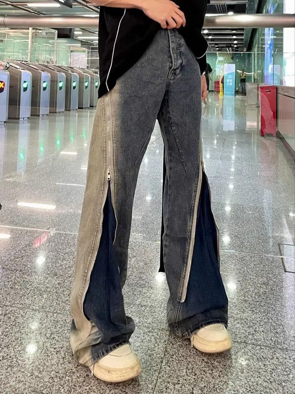 VIBE Full Zip Opium Stacked Denim Jeans Size US 30 / EU 46 - 3 Thumbnail