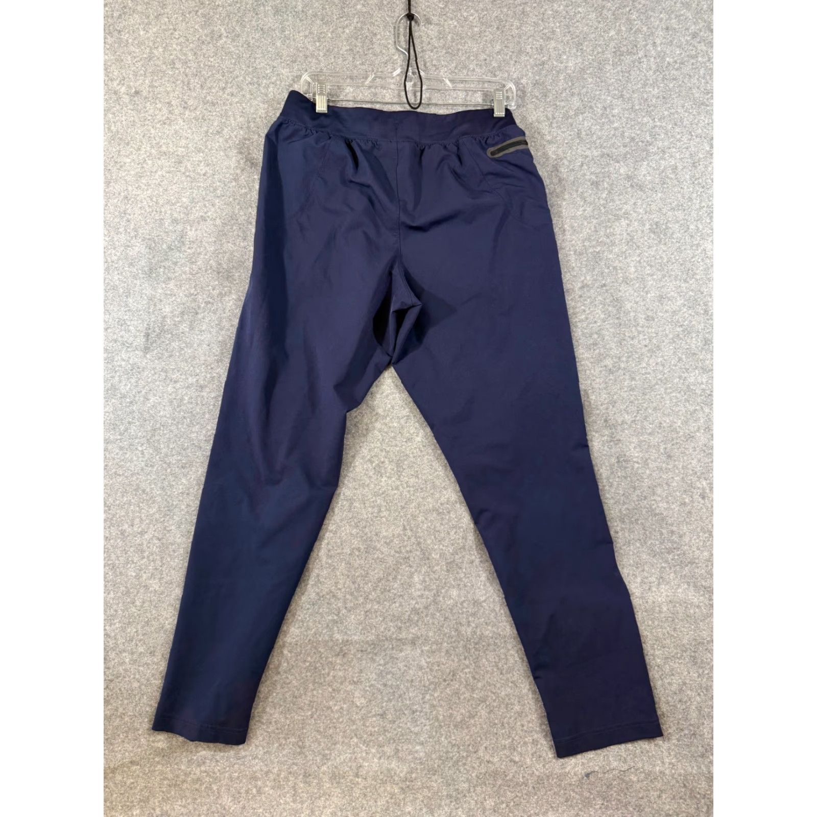 Under Armour Under Armour Activewear Track Pants Womens L Blue Tapered Leg Pull On Pockets Stretch Breathable Size 36" / US 14 / IT 50 - 7 Thumbnail