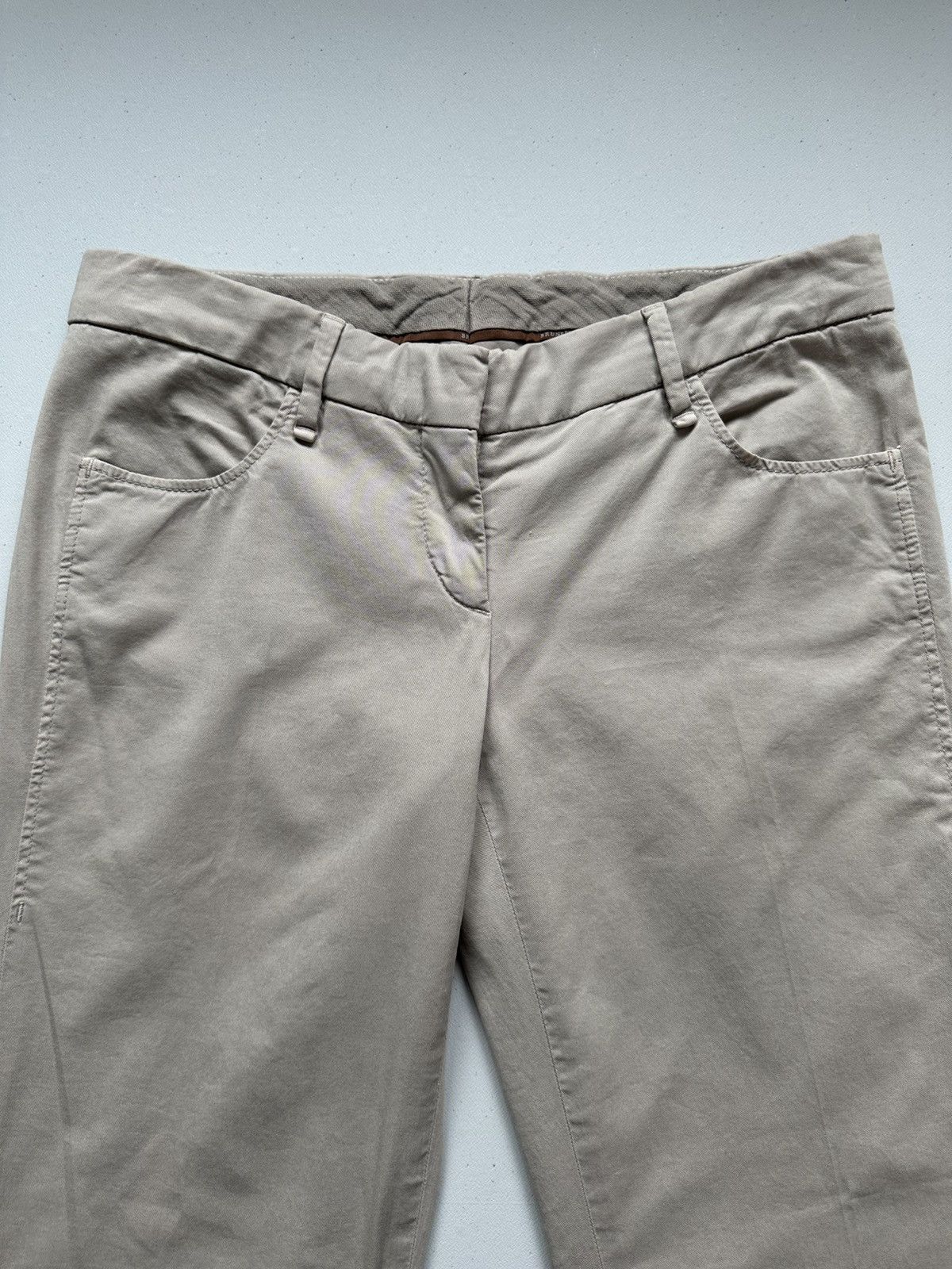Brunello Cucinelli Brunello Cucinelli Chino Pants Womens Size 27" / US 4 / IT 40 - 7 Thumbnail