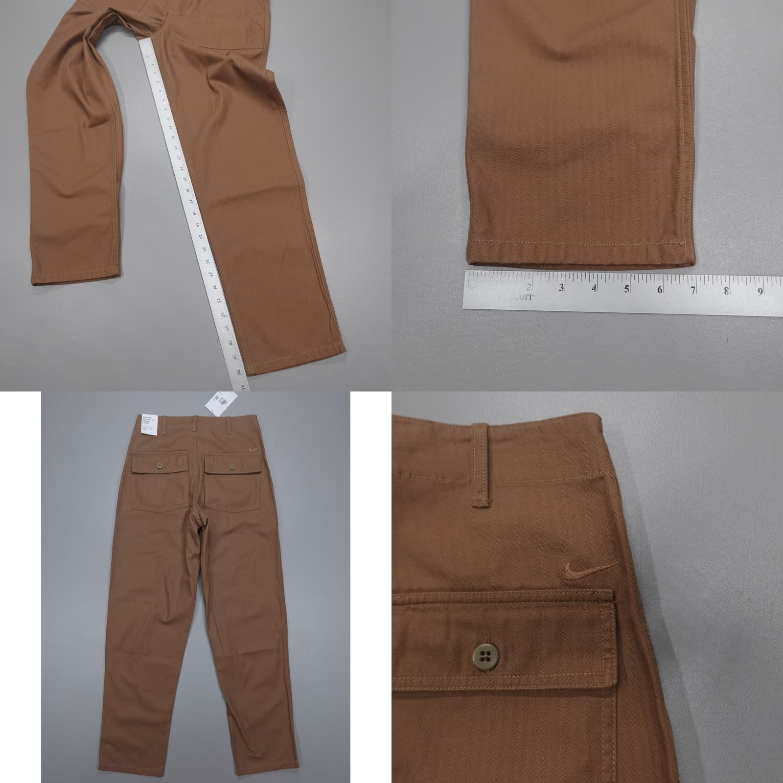 Nike Nike Life Fatigue Pants Brown British Tan Military GI Outdoor Loose Fit Men's 28 Size US 28 / EU 44 - 8 Thumbnail