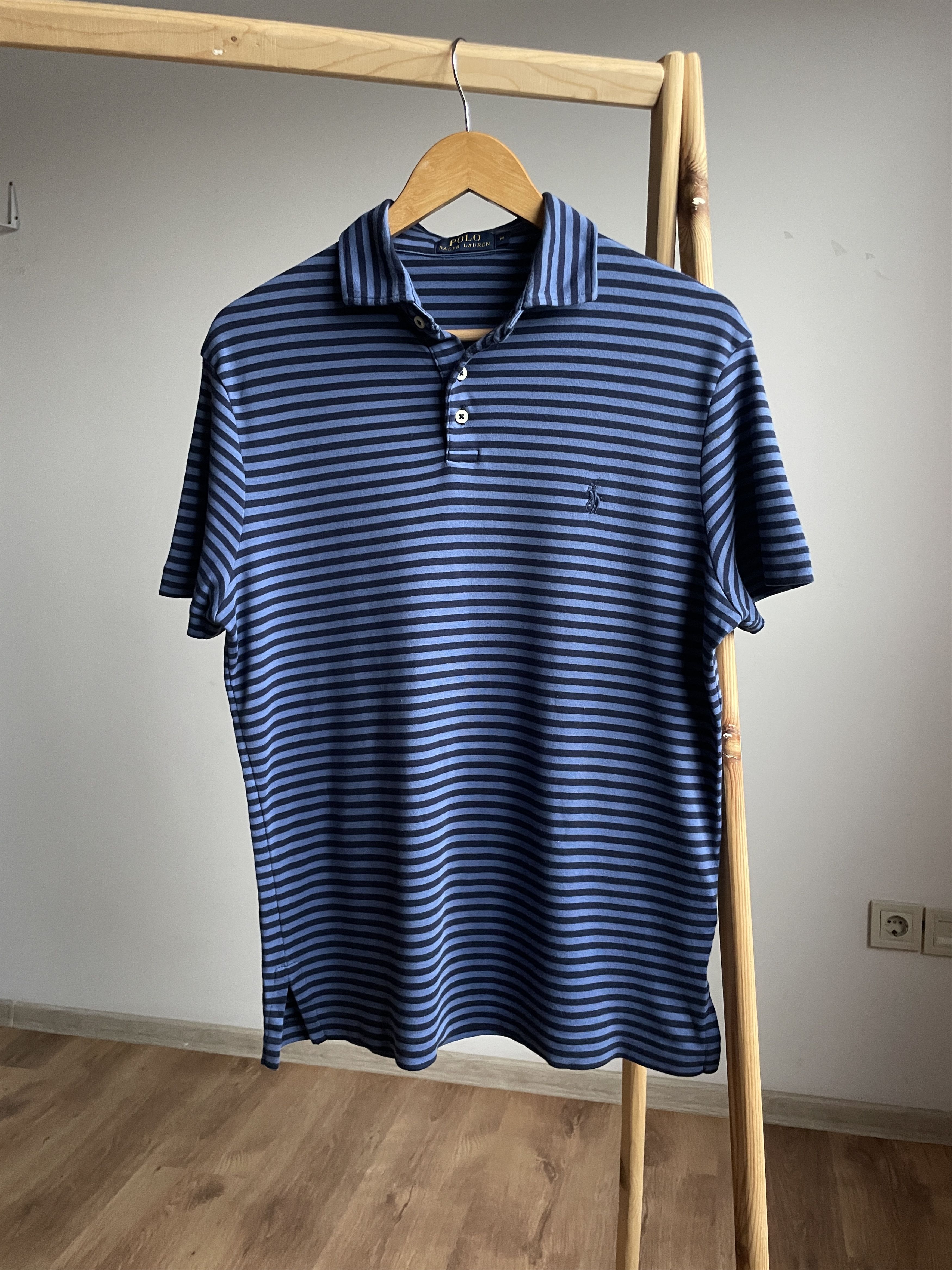 Polo Ralph Lauren Polo Ralph Lauren Striped Polo T-Shirt Size M Size US M / EU 48-50 / 2 - 1 Thumbnail