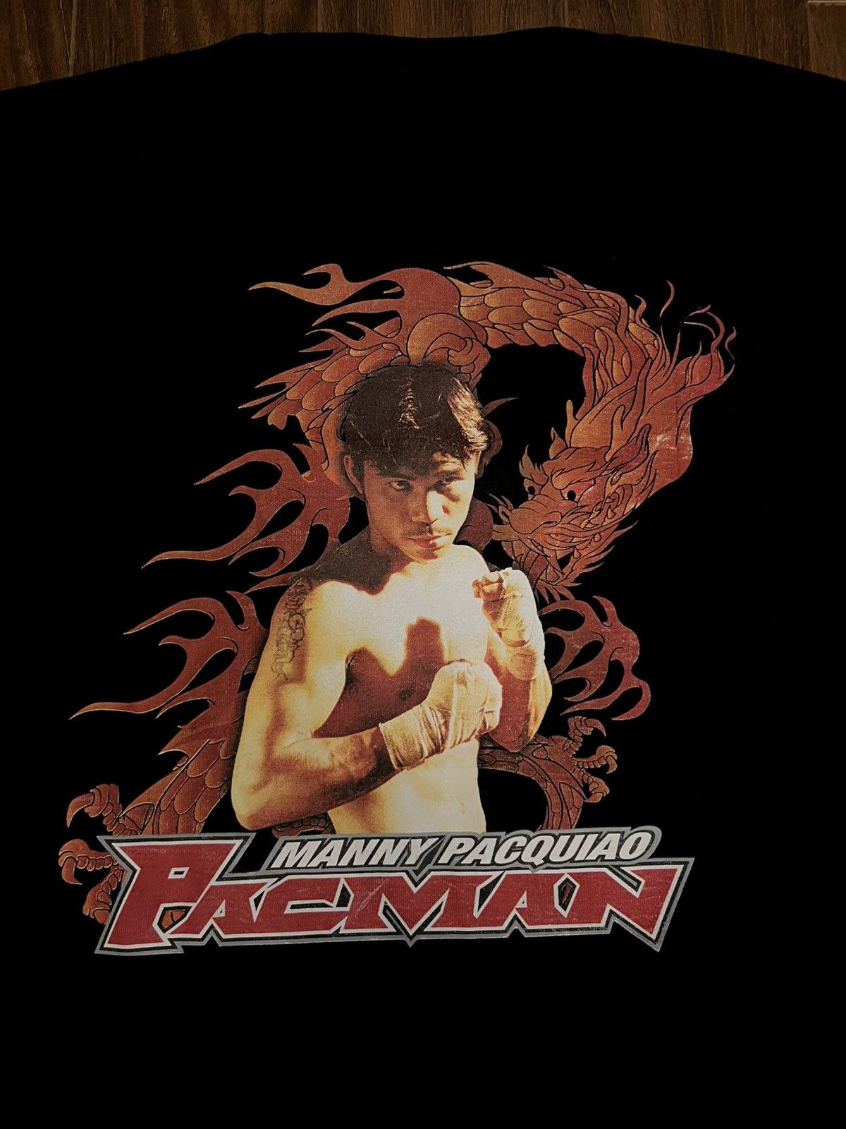 No Fear Vintage Y2K No Fear Manny “Pacman” Pacquiao Dragon Tee Size US L / EU 52-54 / 3 - 1 Thumbnail