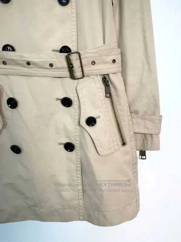 Burberry Burberry Ladies' Khaki Cotton Trench Coat. Size S / US 4 / IT 40 - 4 Thumbnail