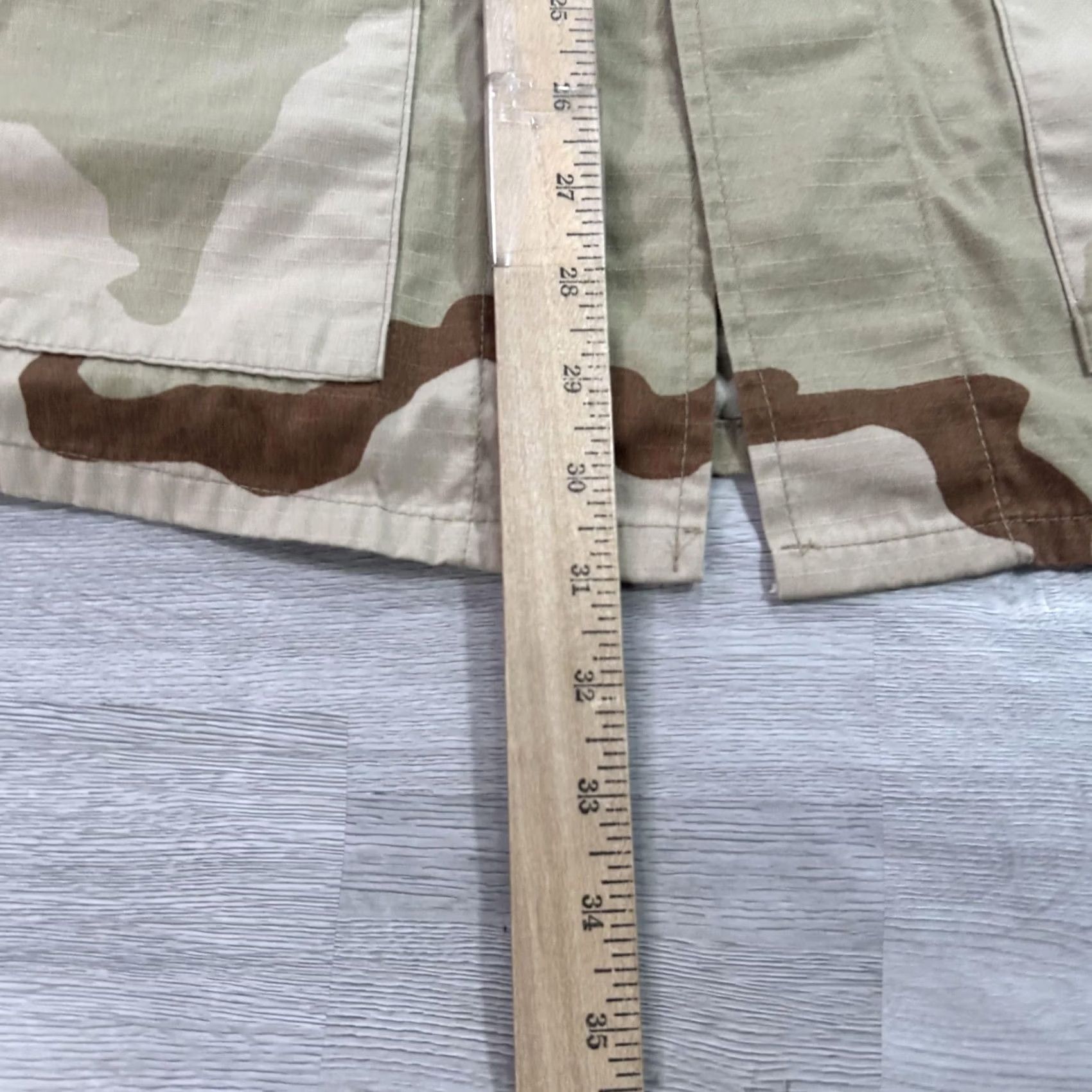 Propper VINTAGE Propper Coat Mens Large Beige Desert Camo BDU Button Pockets Military Coat Size US L / EU 52-54 / 3 - 7 Thumbnail