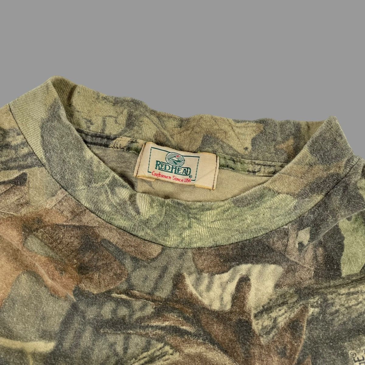 Vintage Vintage 90s single stitch long sleeve camo t shirt Size US XL / EU 56 / 4 - 7 Thumbnail
