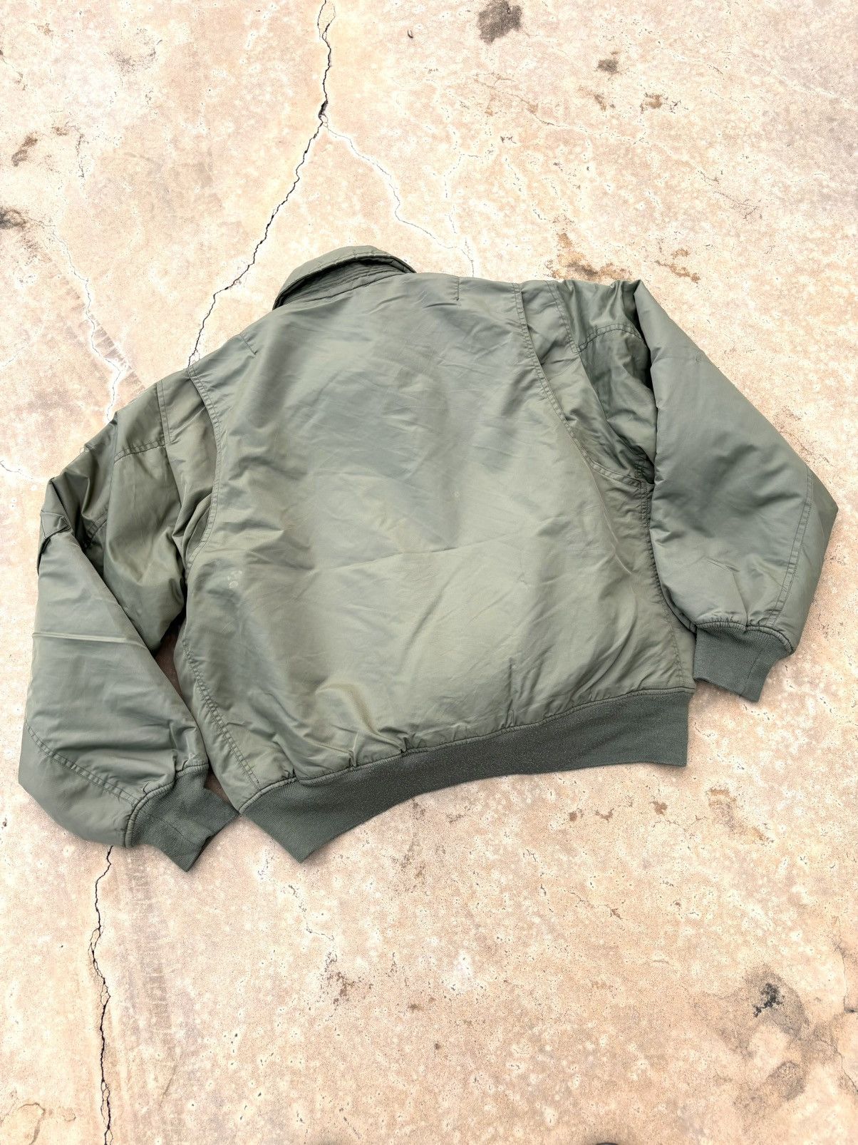 Alpha Industries FADED Alpha Ma-1 Flight Bomber Jacket (Kanye Style) Size US L / EU 52-54 / 3 - 11 Thumbnail