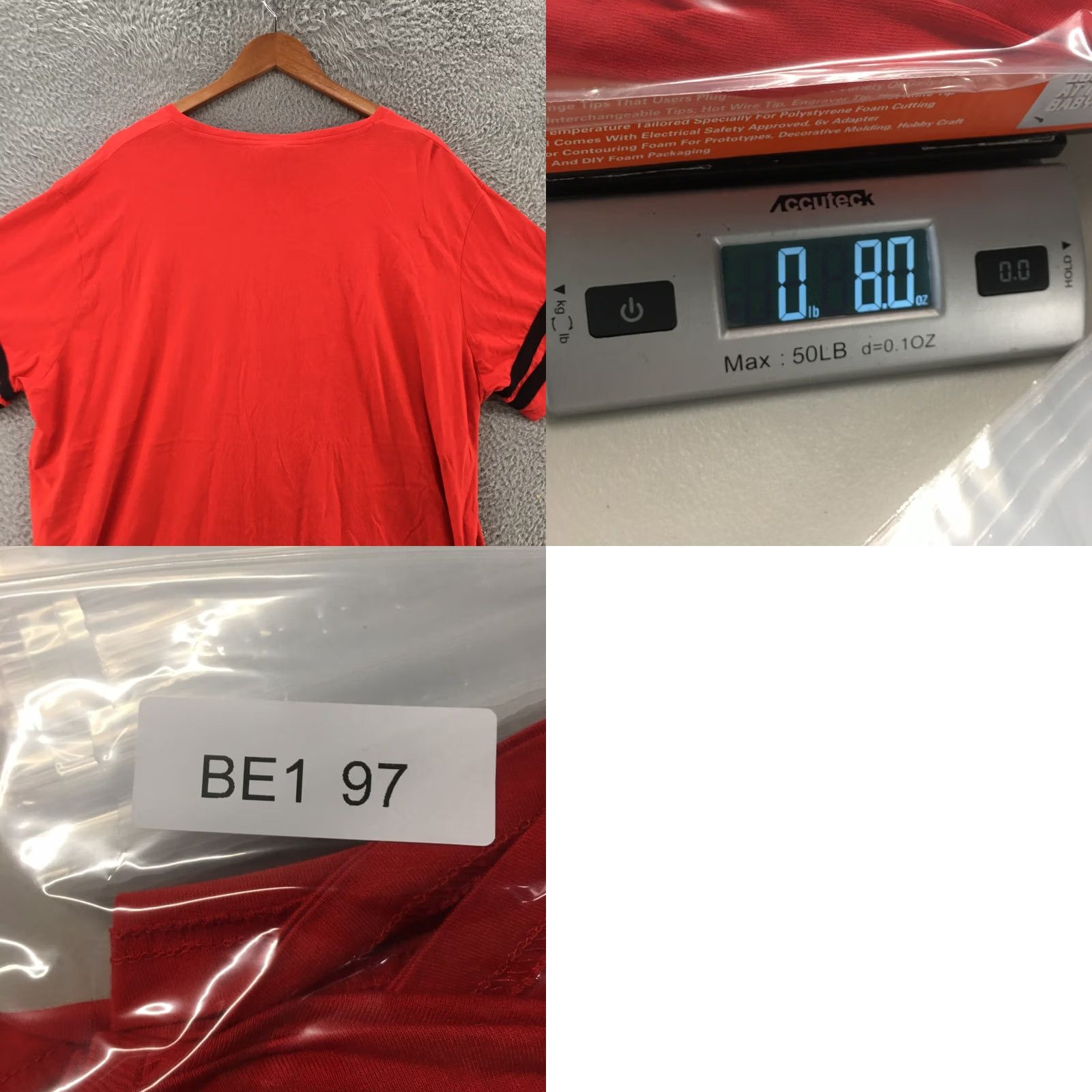 Jordan Brand Chicago Bulls Michael Jordan Worldwide 23 Legend Tee T-Shirt Women 3X Red Cotton Size XXL / US 16-18 / IT 52-54 - 8 Thumbnail
