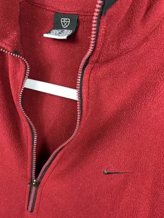 Nike Nike fleece Jacket sweatshirt 1/4 zip Red NHL vintage XL Size US XL / EU 56 / 4 - 3 Thumbnail