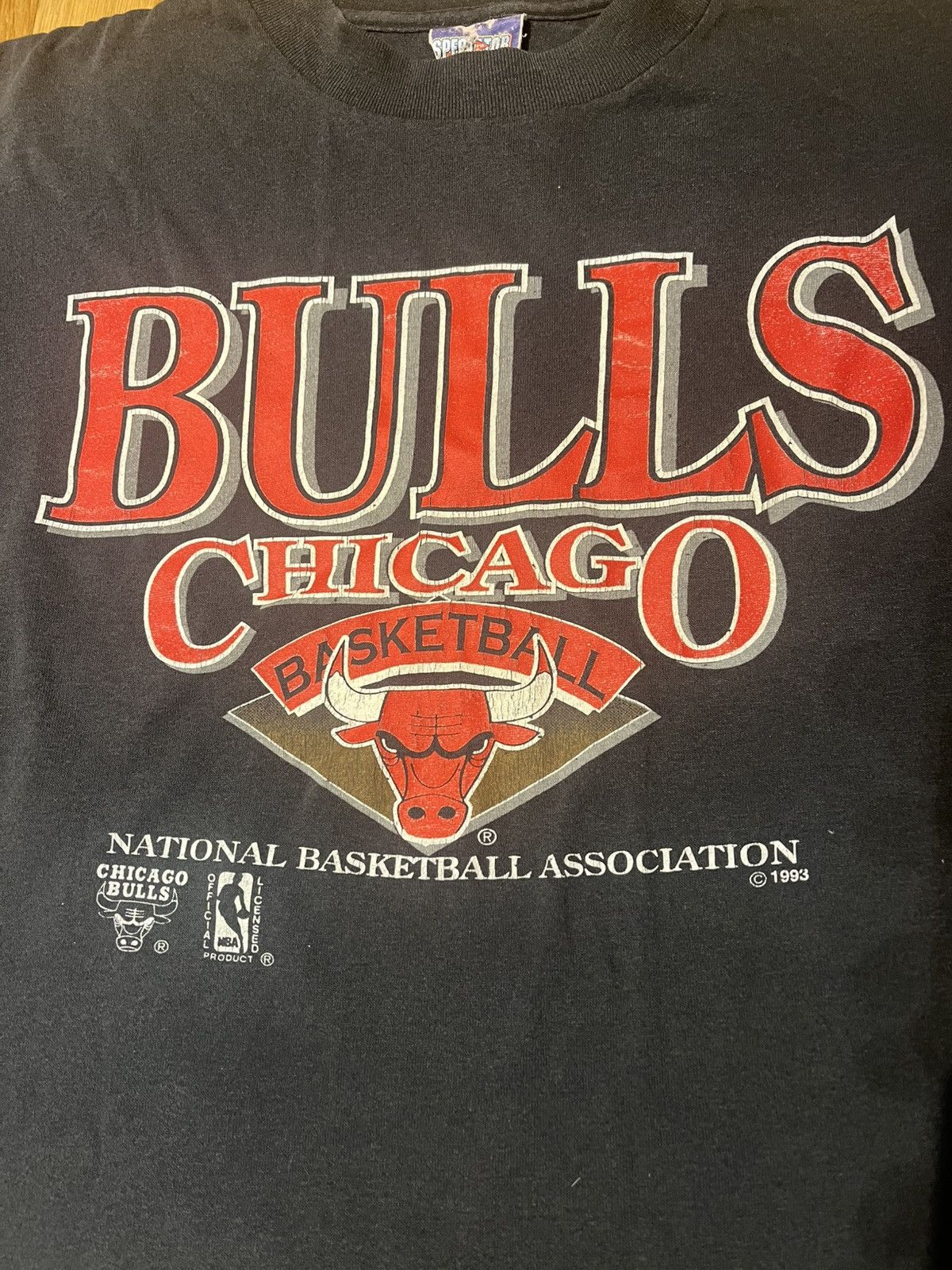 Salem Sportswear Spectator Chicago Bulls M Size 1993 Vintage Tshirt Size US M / EU 48-50 / 2 - 2 Thumbnail