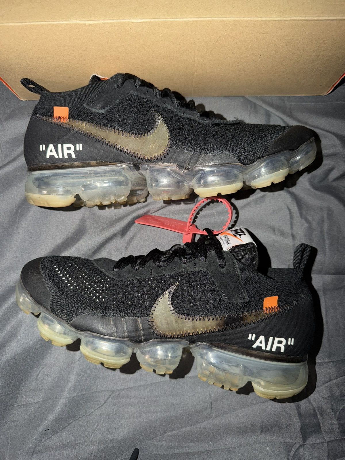 Nike × Off-White Nike Air Vapormax ‘Off White Black (2018)’ Size 8M Size US 8 / EU 41 - 1 Thumbnail