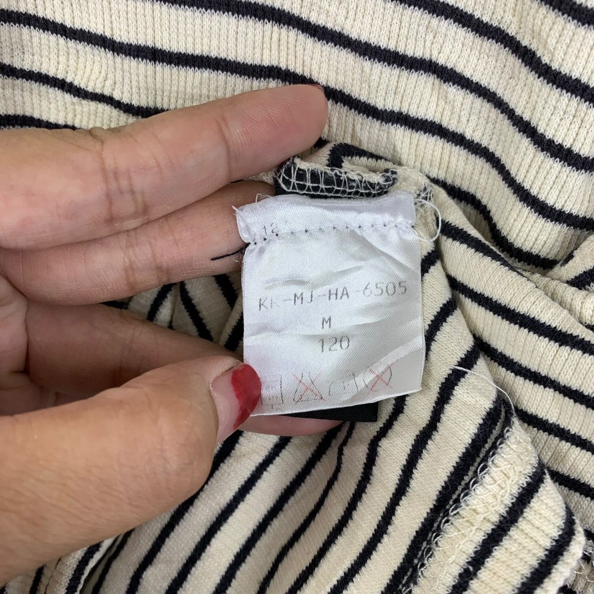 Polo Ralph Lauren Polo Jeans Co. Ralph Lauren Striped V-Neck Long Sleeve Size US M / EU 48-50 / 2 - 7 Thumbnail