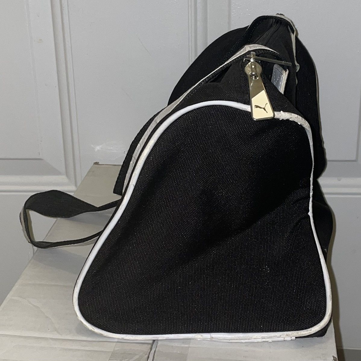 Puma Vintage Y2K Puma Black & White Cat Logo Cute Hand Bag Purse Size ONE SIZE - 12 Thumbnail