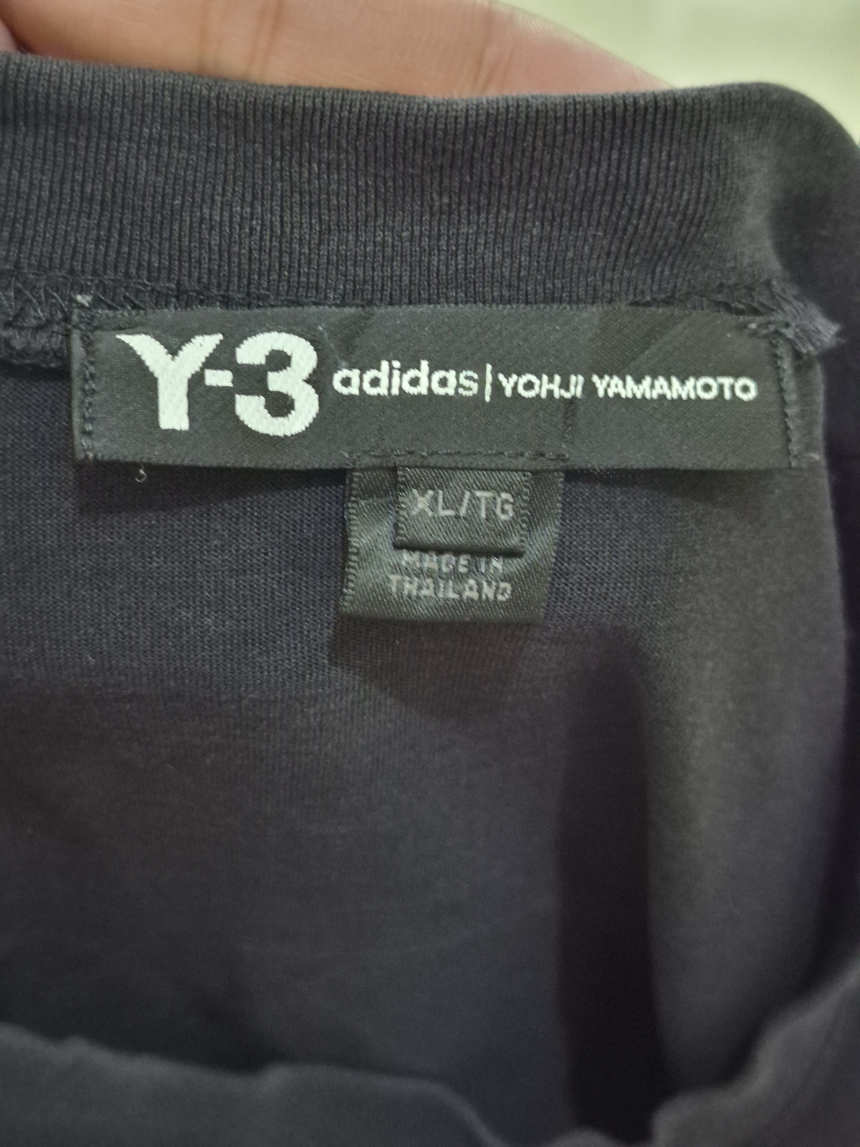 Adidas × Y-3 Adidas Y-3 Black on Black Tee Size US XL / EU 56 / 4 - 5 Thumbnail