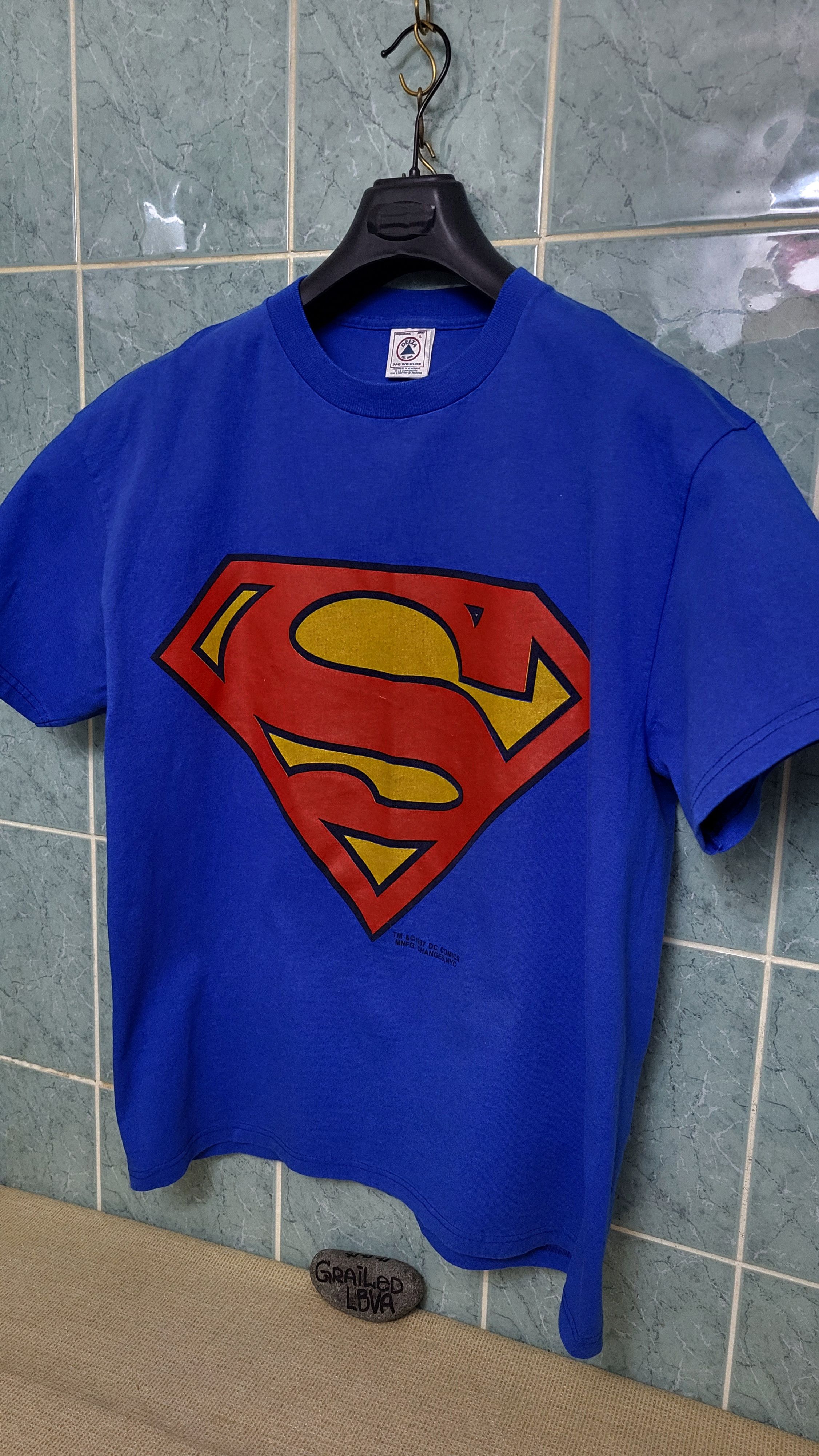 DC Comics Vintage 1997 Delta Superman T-Shirts L but fit XL Size US L / EU 52-54 / 3 - 2 Thumbnail