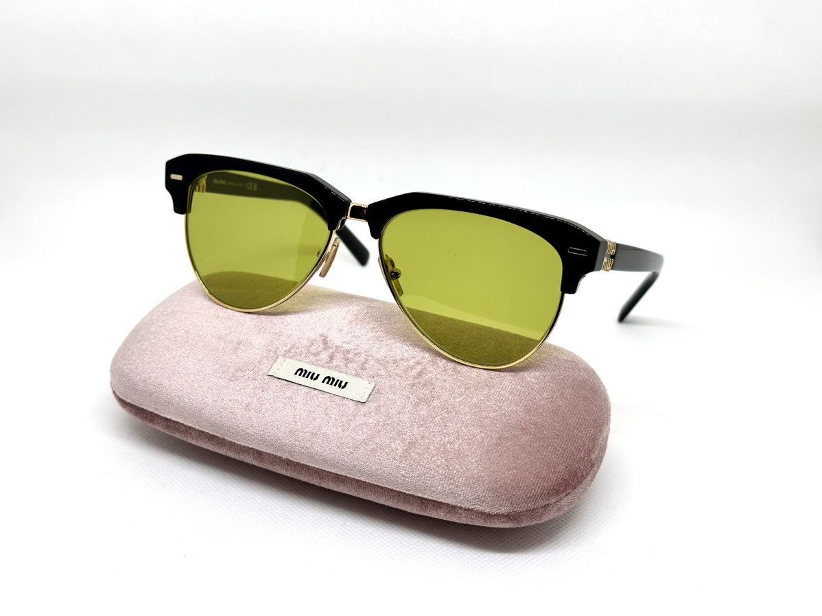 Miu Miu Brand and NEW Miu Miu sunglasses MU 09ZS 1AB07O Size ONE SIZE - 8 Thumbnail
