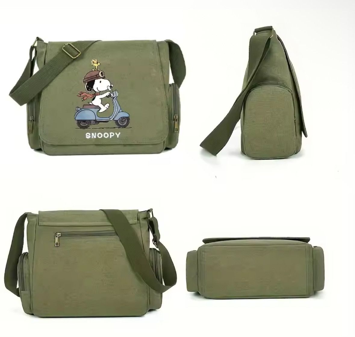 Other Work School Peanut Snoopy Shoulder Bag Large Messenger Bag Size ONE SIZE - 3 Thumbnail