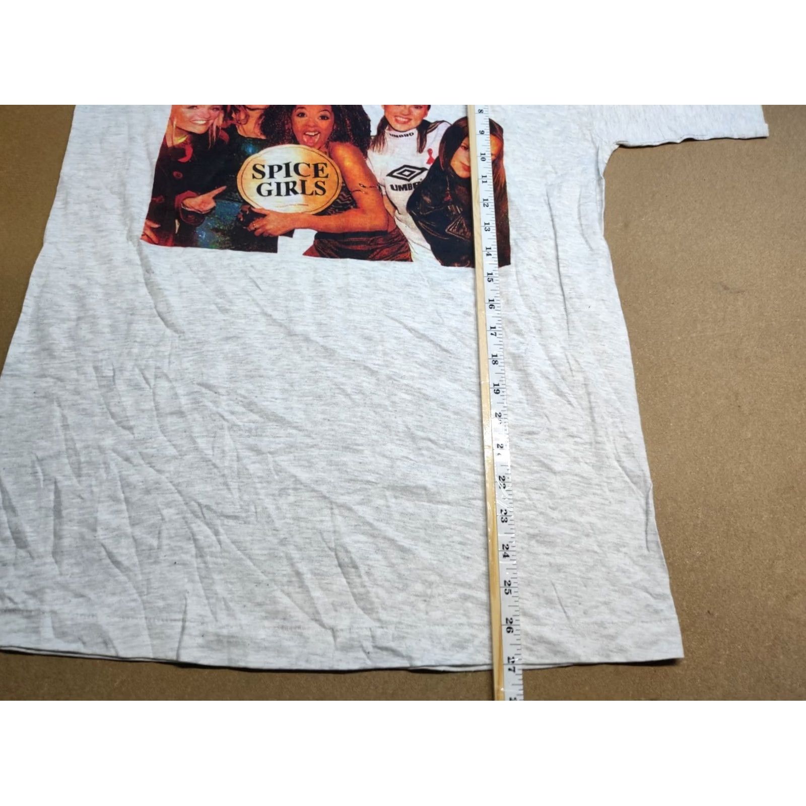 Vintage Spice Girls Vintage Gray T-Shirt Campaign Single Stitch Shirt S Unisex Adults Cotton Graphic Print Round Neck Short Sleeve Music Size US S / EU 44-46 / 1 - 5 Thumbnail