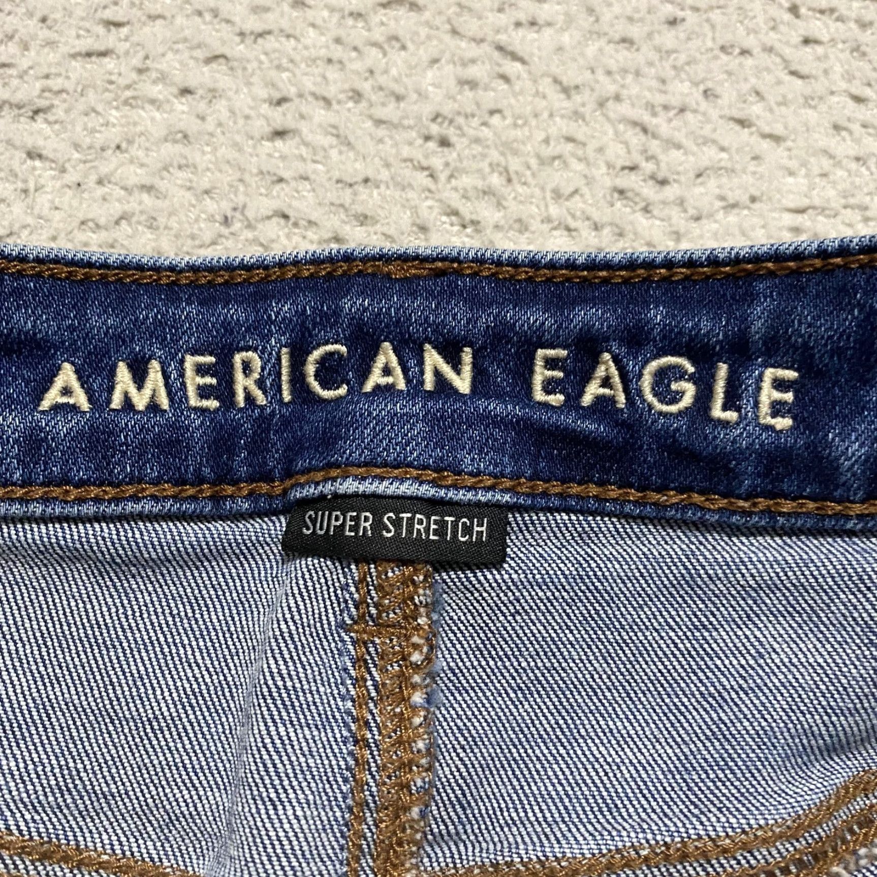 American Eagle Outfitters American Eagle Outfitters Jeans Womens 2 Blue High Rise Jegging Distressed Denim Slim 27 In Inseam Womens Blue Jeans 2 Size 26" / US 2 / IT 38 - 4 Thumbnail